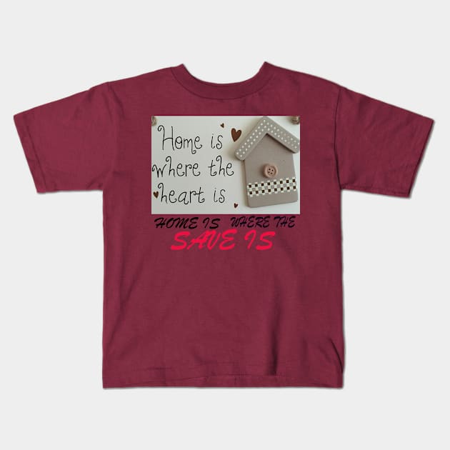 home Kids T-Shirt by paulashish